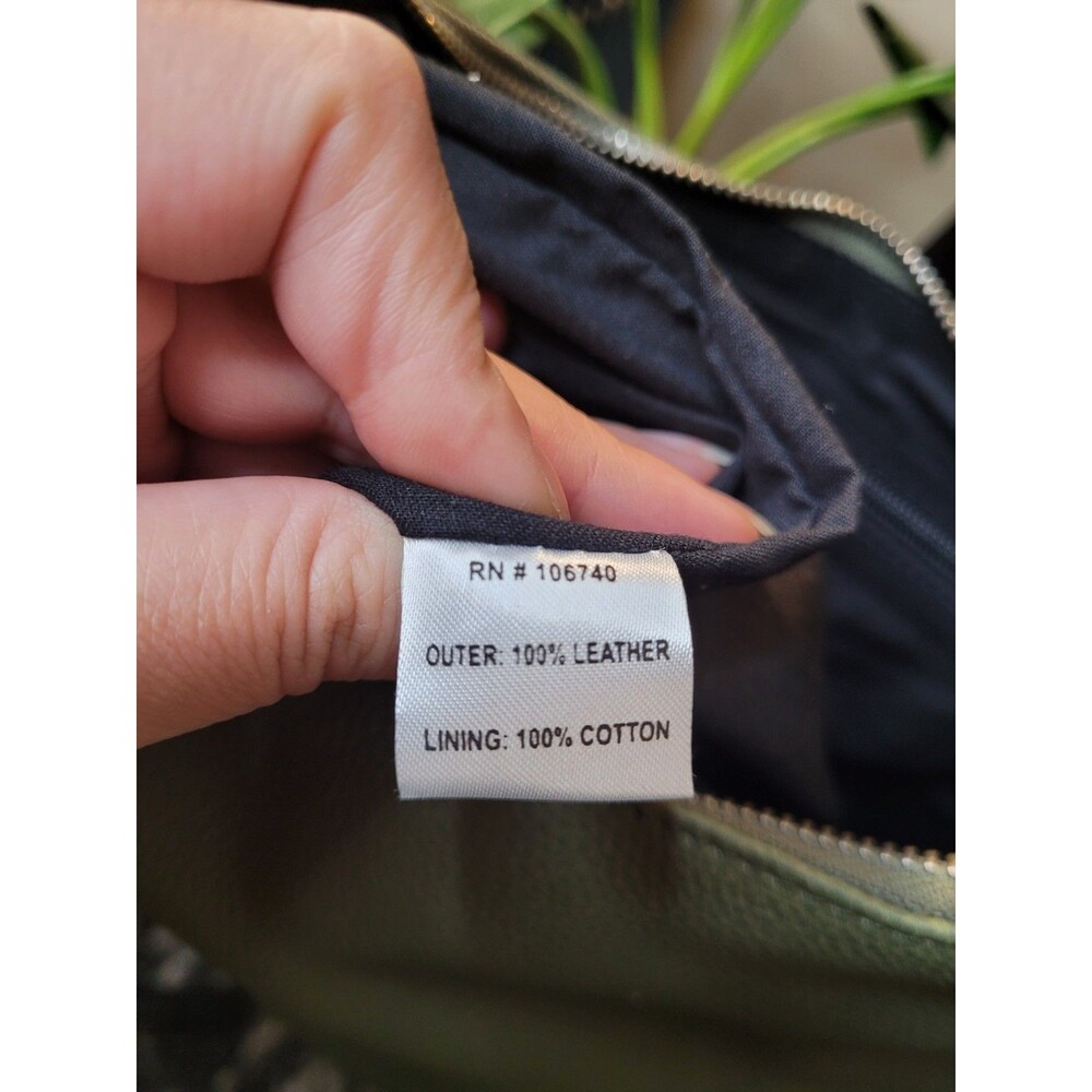 Beautiful Olive Green Boho Shoulder Bag- Slight Imperfections See Description - Picture 13 of 16
